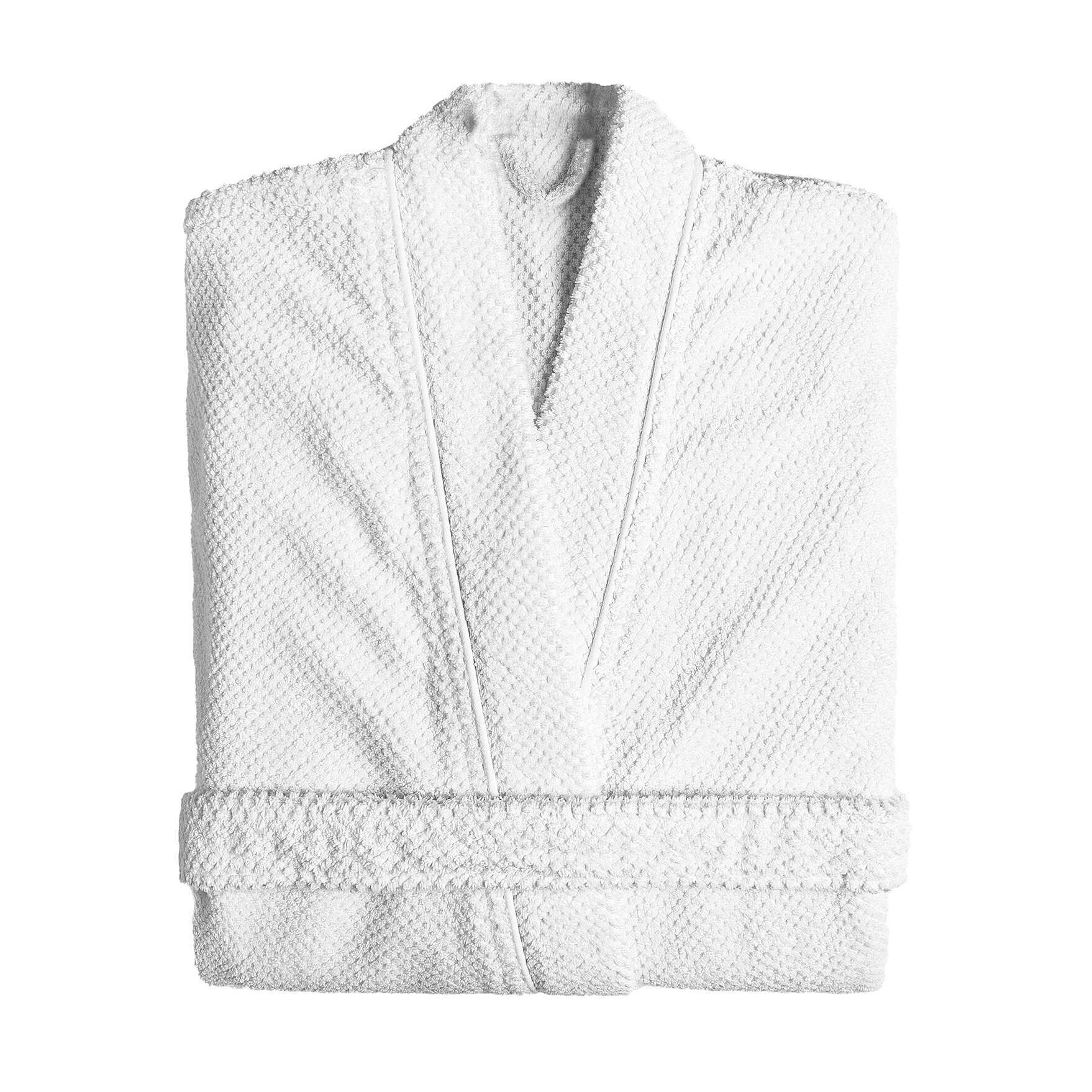 Bee Waffle Bath Robe By Graccioza Fine Linens