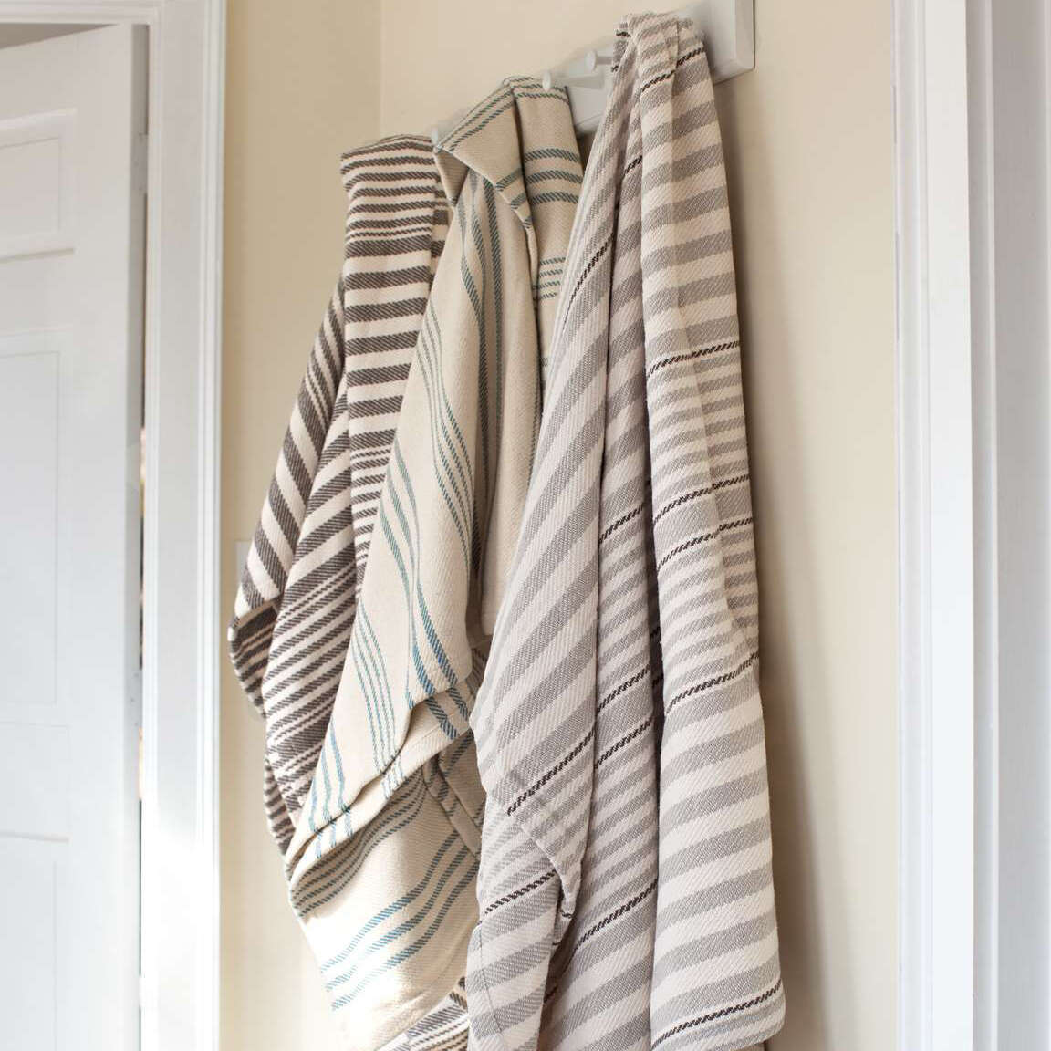 Rugby Stripe Throw by Pine Cone Hill Fine Linens