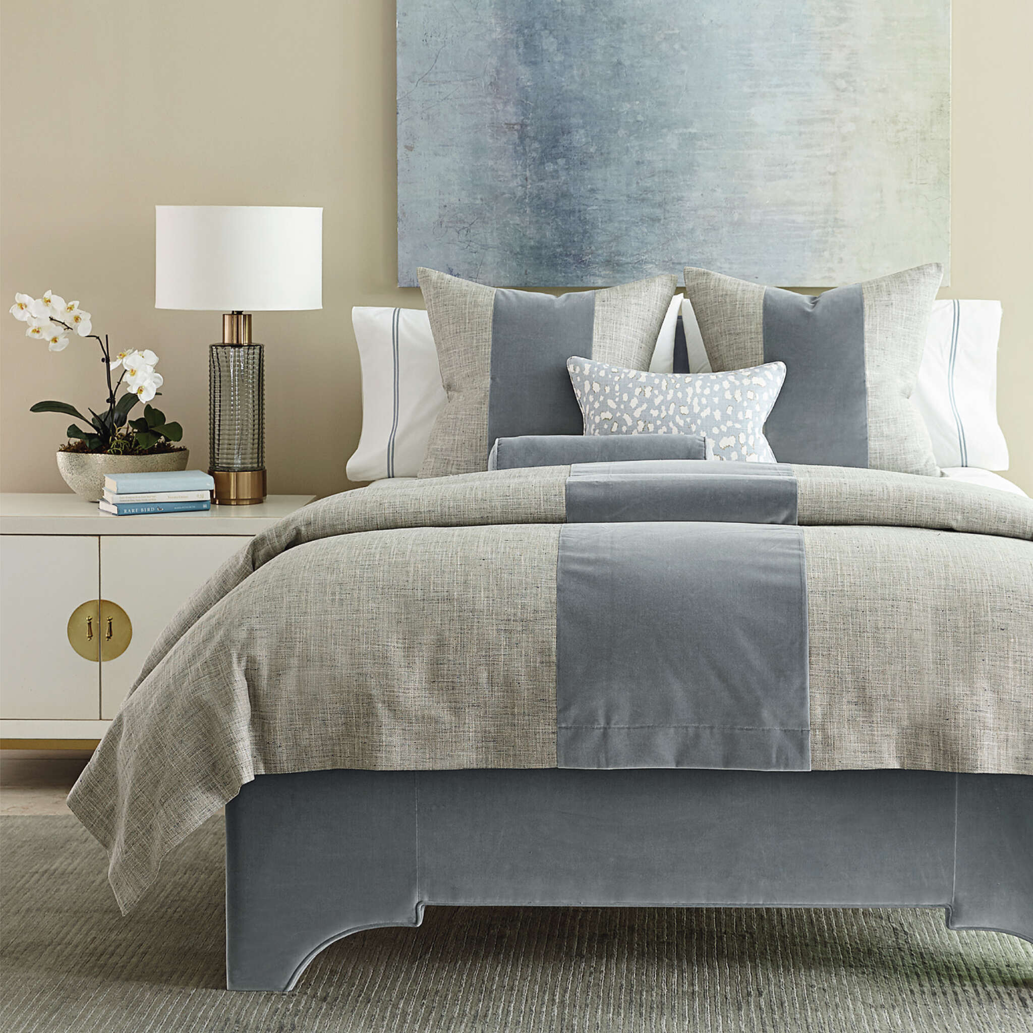 Fine Linens Montauk by Legacy Home Pillow Polyfill (with Giorgio Center  Panel)