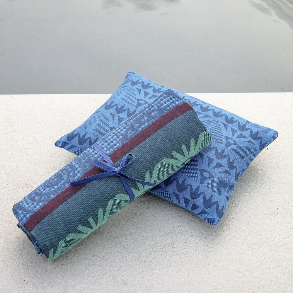Holi Beach Cushion by Le Jacquard Francais | Fine Linens
