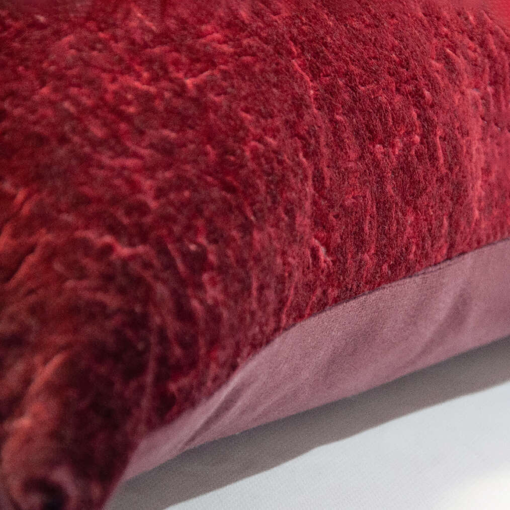 Coral Reef Textured Velvet Pillow by Kevin O'Brien Studio Fine