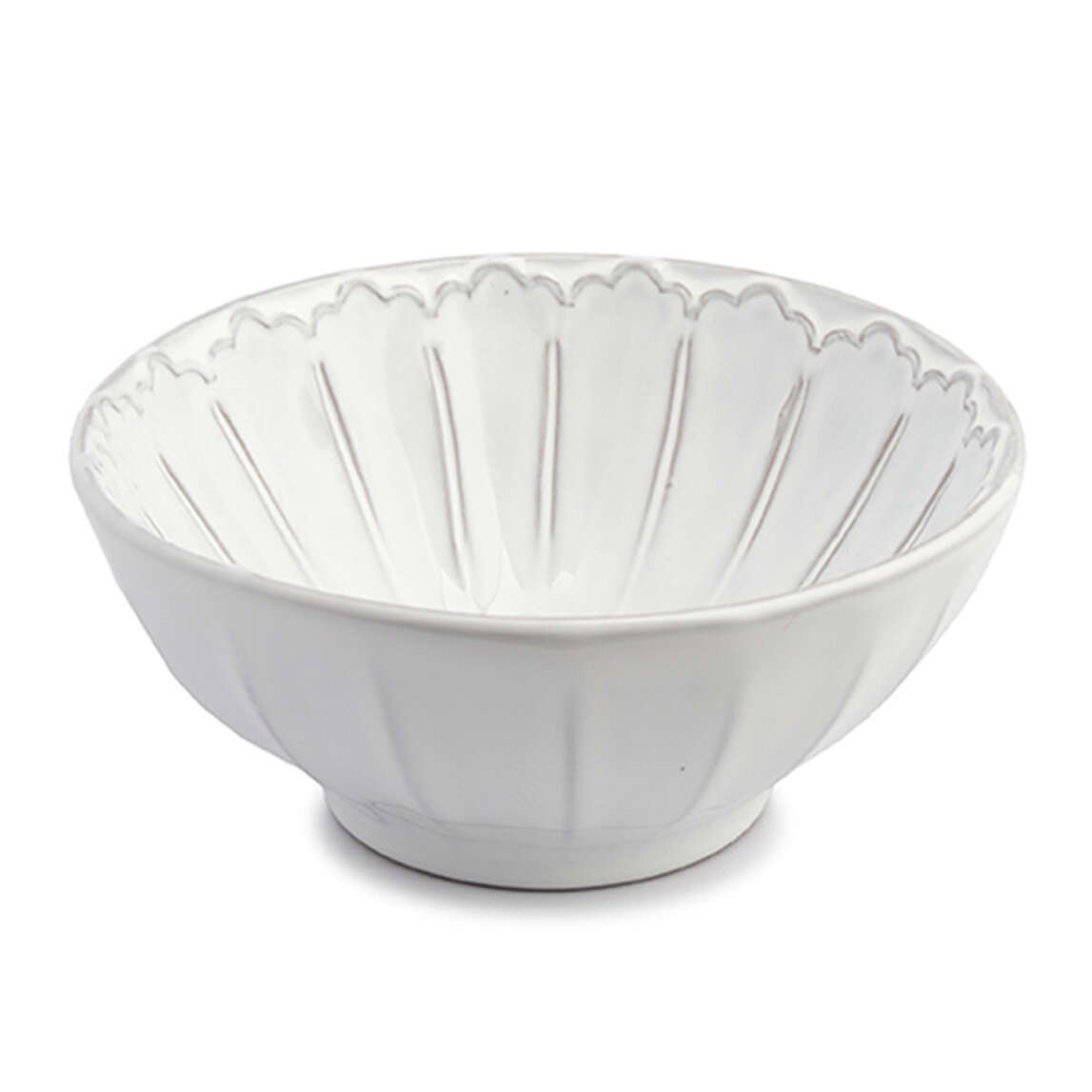 Arte Italica Bella Bianca Cresta Cereal Bowls - Thumbnail 3
