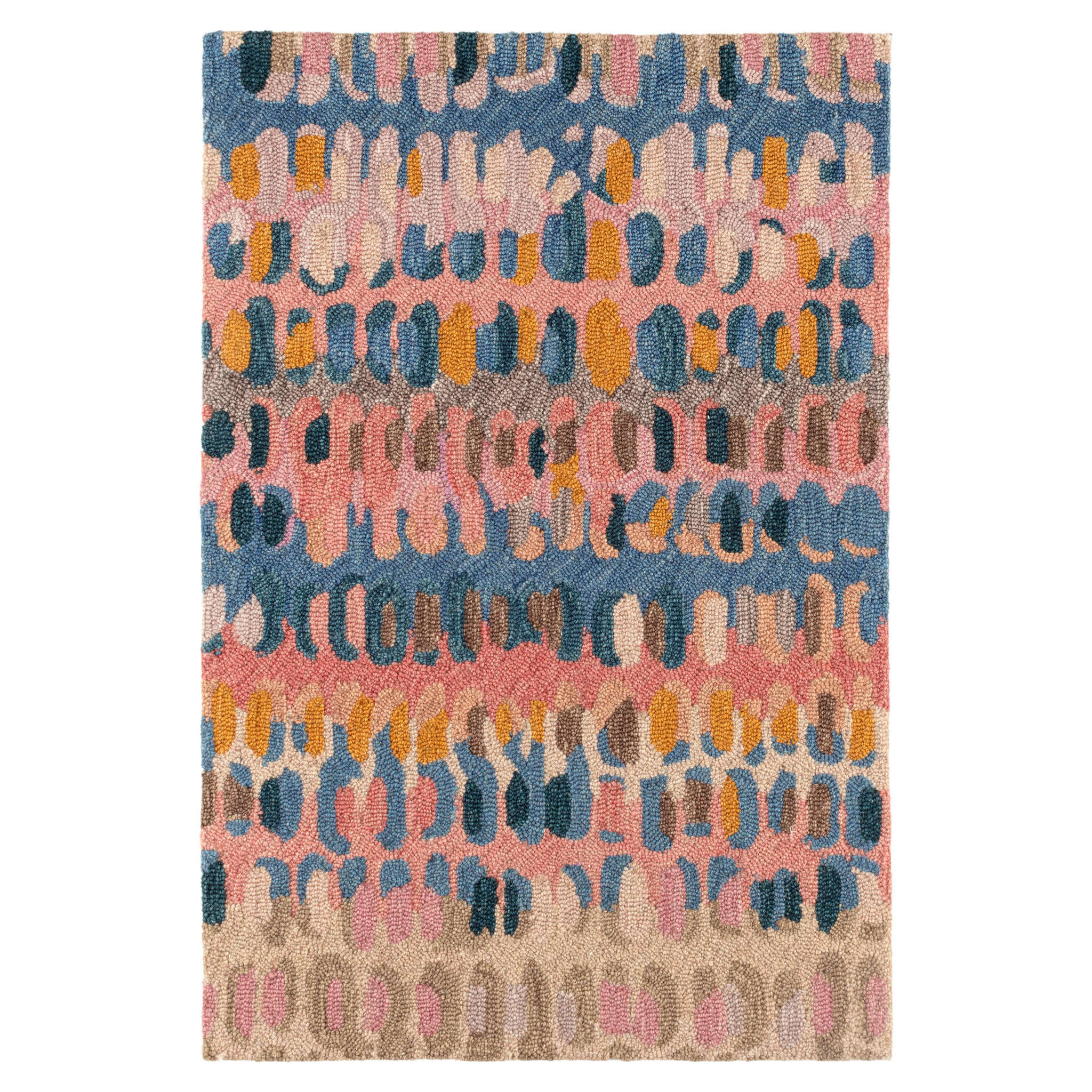 Dash & Albert Rug Company Paint Chip Hooked Wool Rug - Thumbnail 5