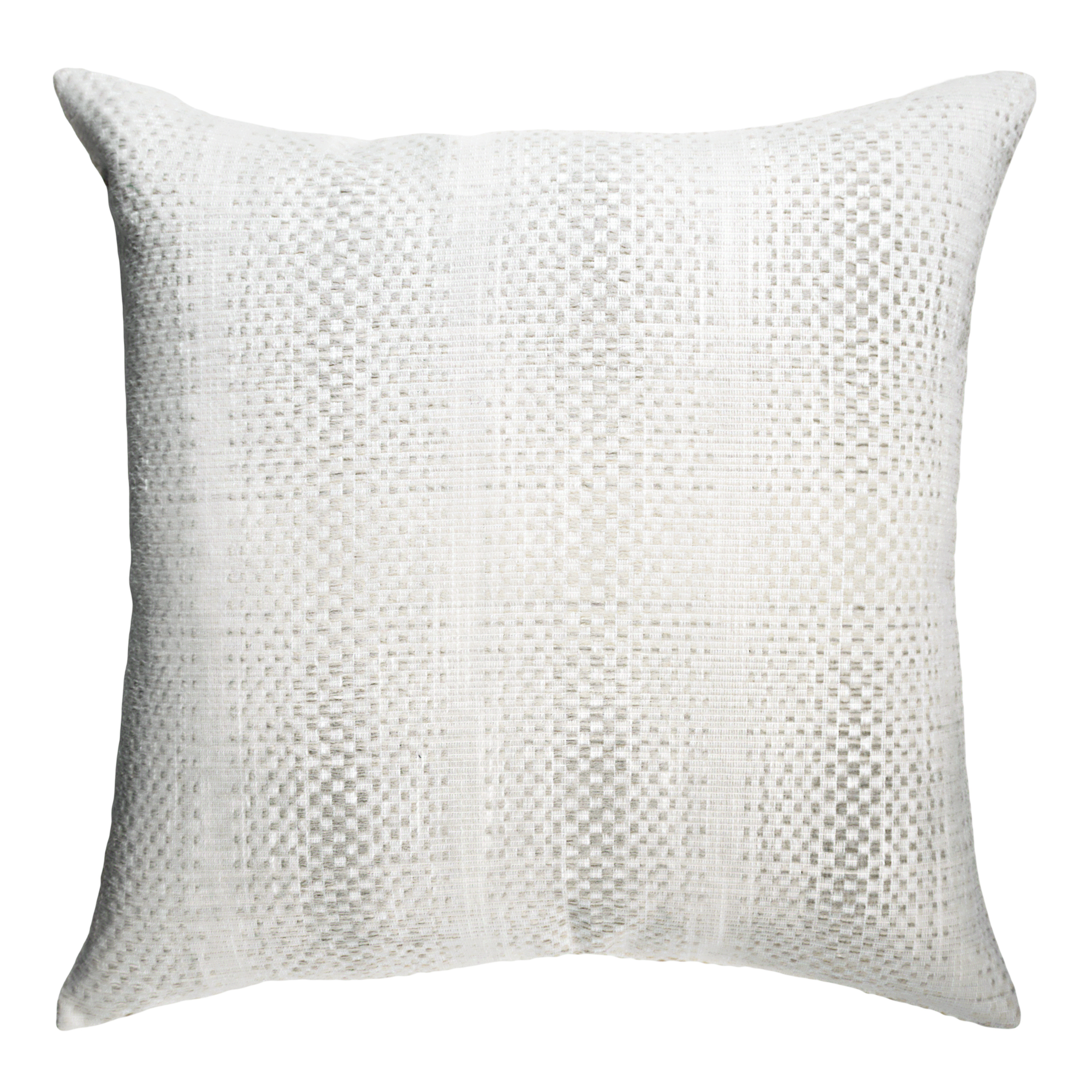 Ombre Silver Decorative Pillow by Kevin O'Brien