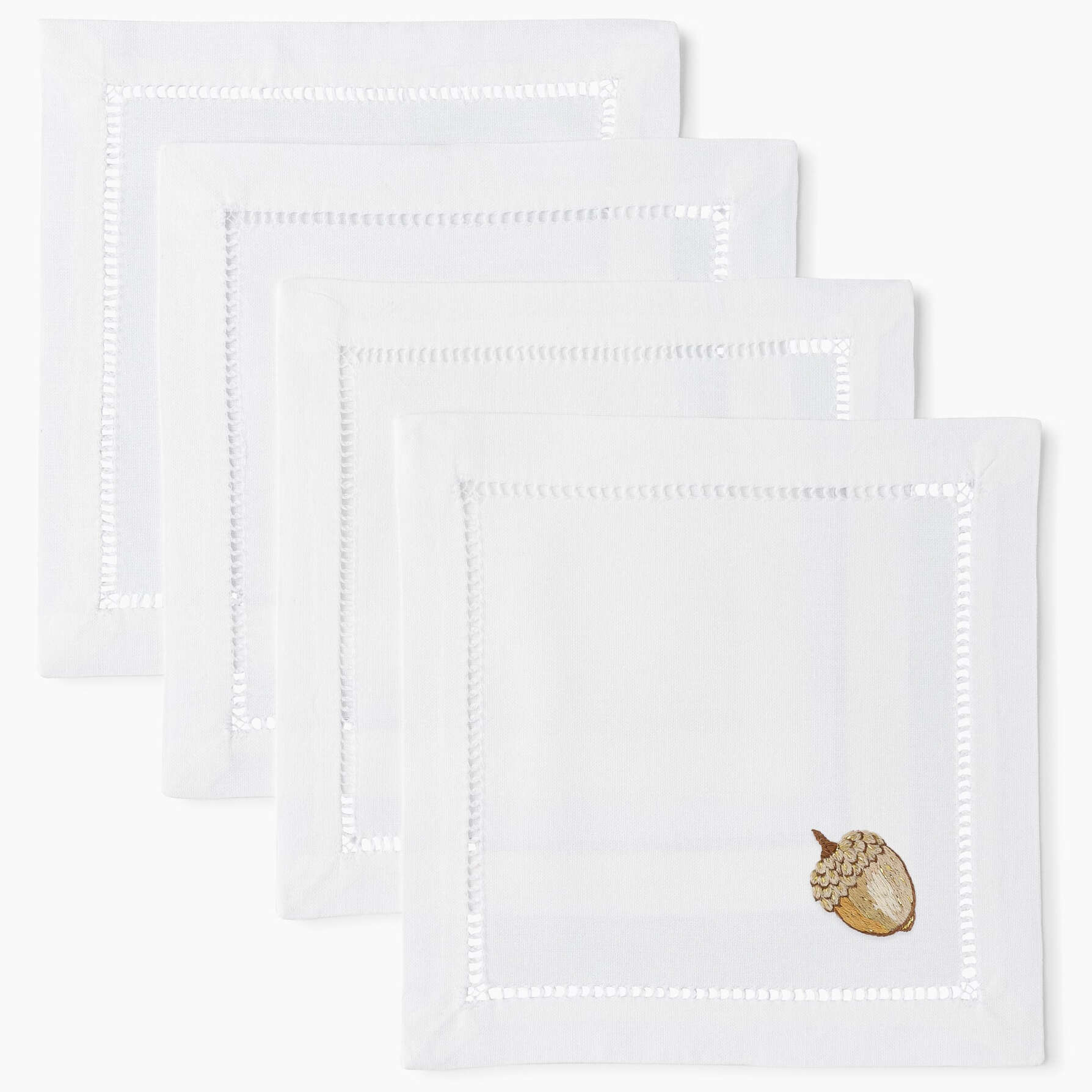 Henry Handwork Cocktail Napkins - Thumbnail 3