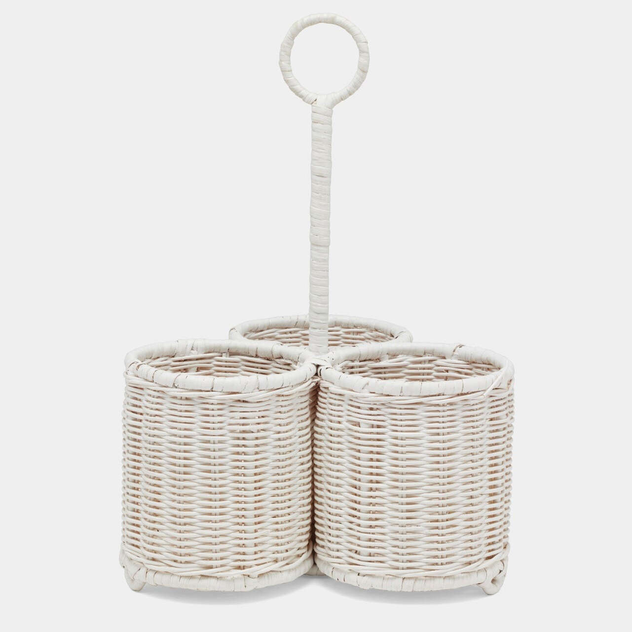 Blue Pheasant Micaela Rattan Wine Bottle Holder - Thumbnail 5