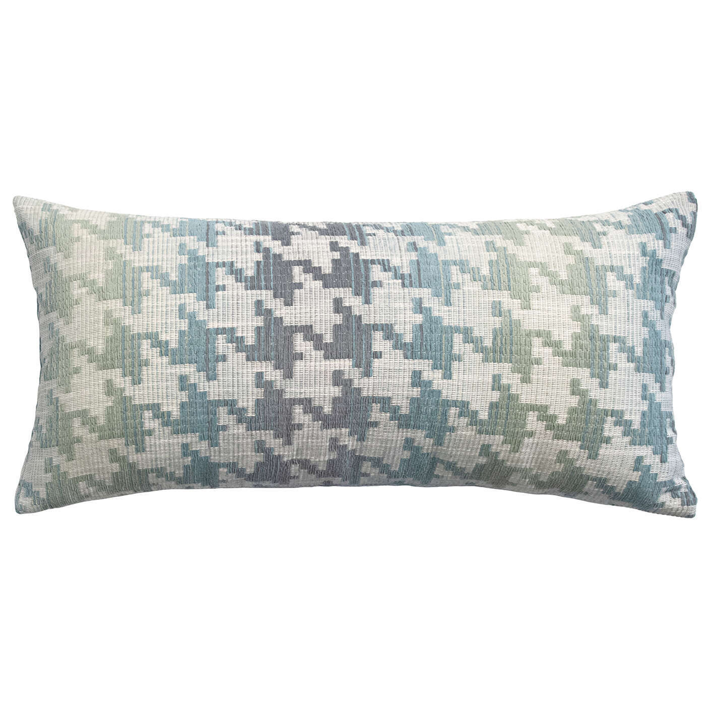 Houdstooth Performance Pillow by Kevin O'Brien Studio Fine Linens