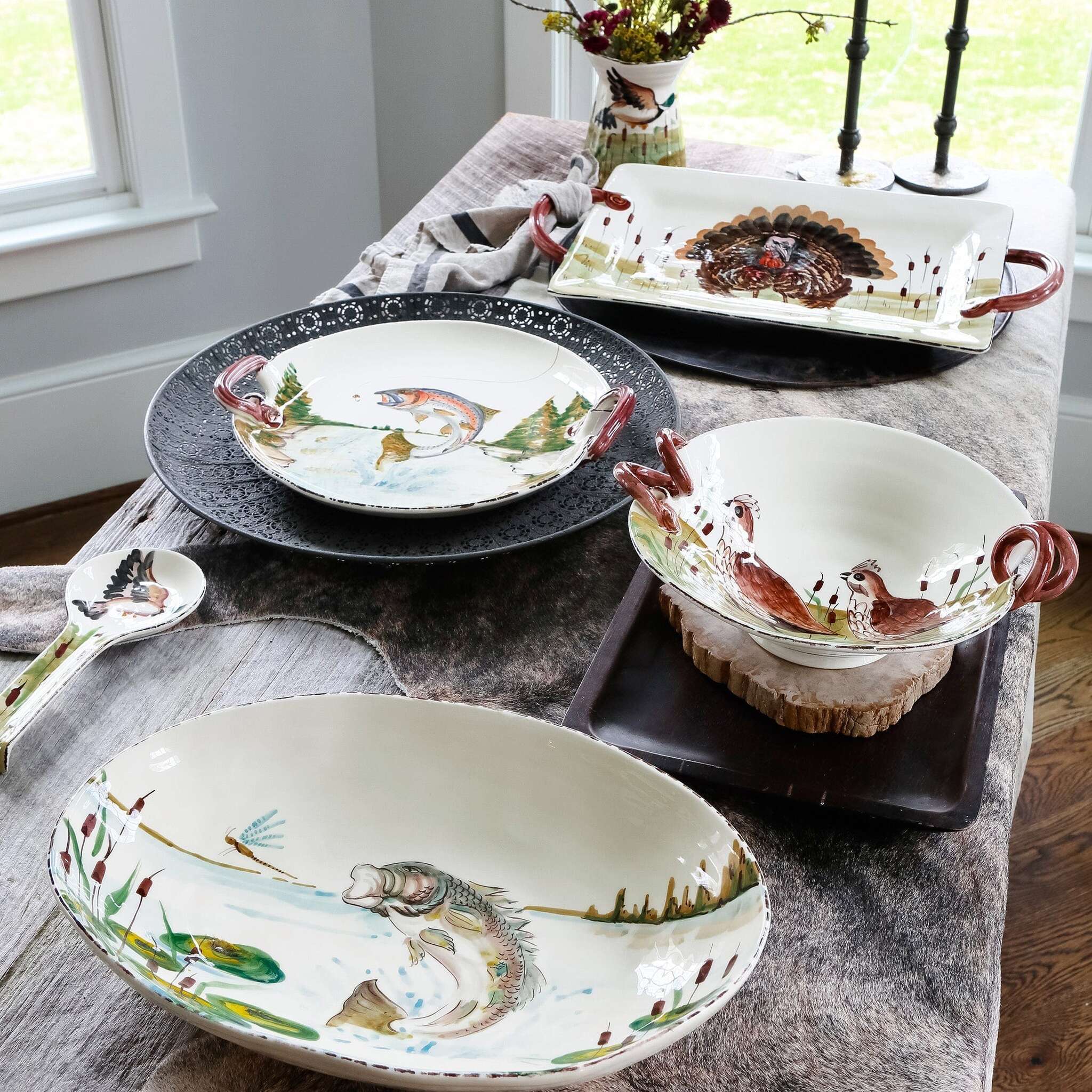 Vietri Wildlife Mallard Utensil Holder - Thumbnail 5