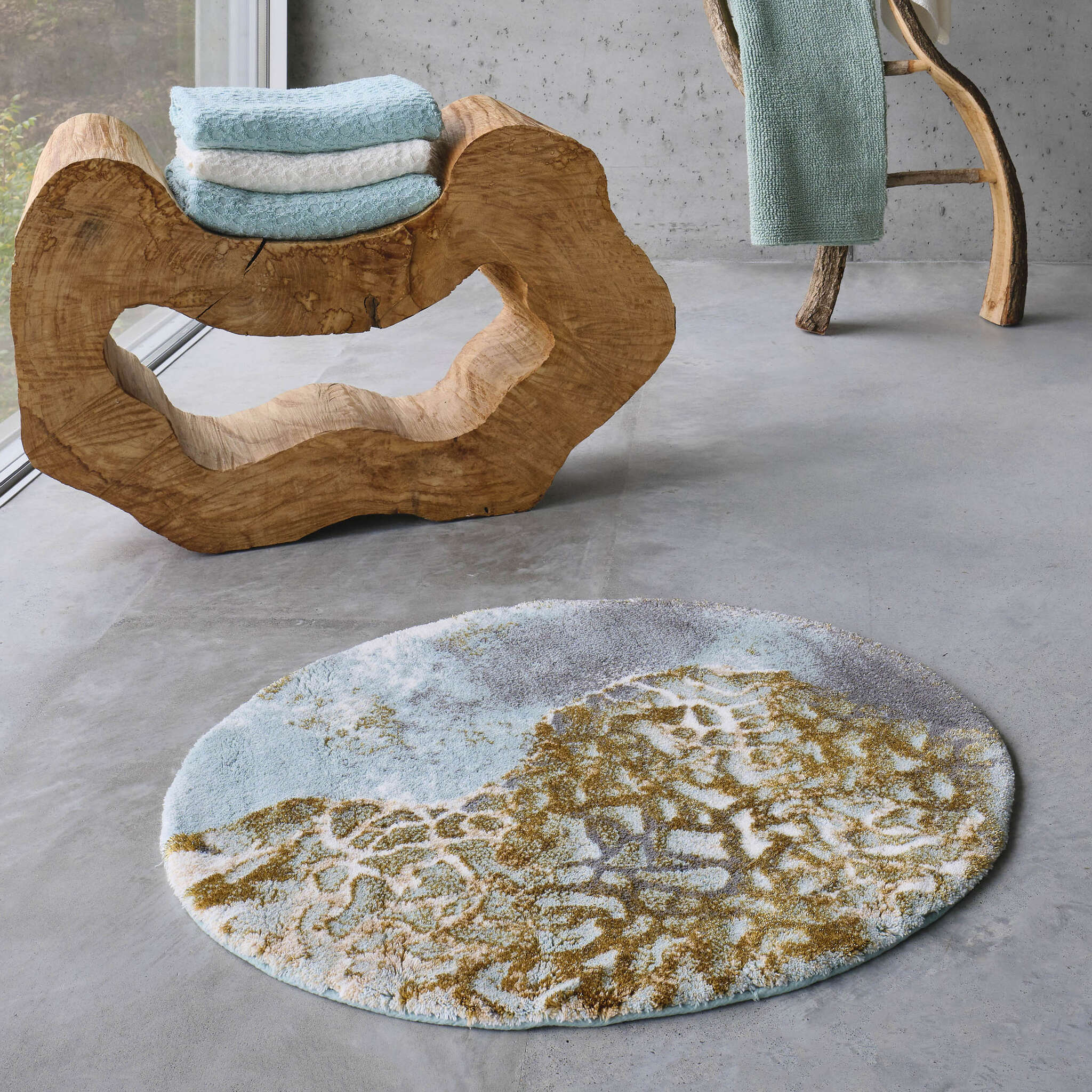 Area Rug Abyss Dune Rug Collection | Designer Area Rugs - Abyss & Habidecor | Fine Linens