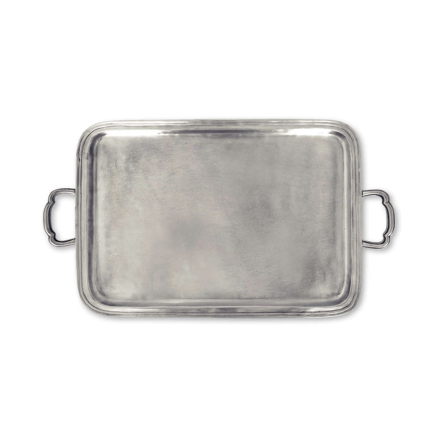 Lago Rectangle Tray with Handles by Match | Fine Linens