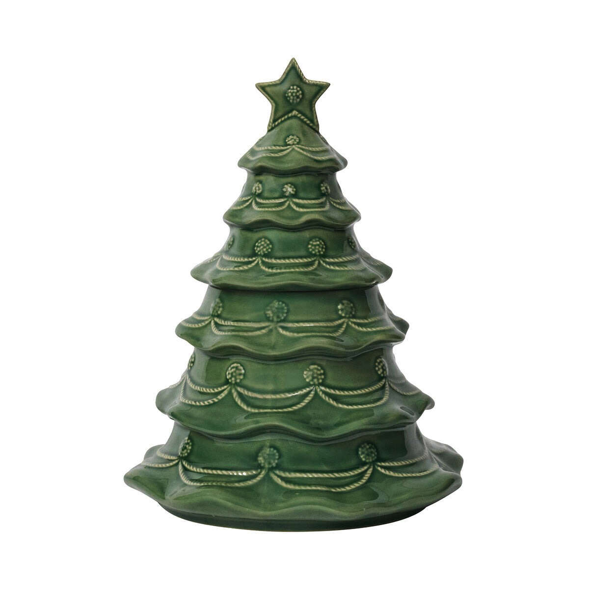 Berry & Thread Christmas Tree Cookie Jar by Juliska | Fine Linens