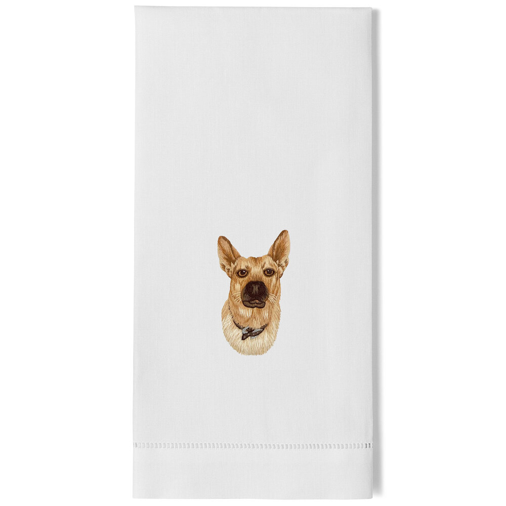 Henry Handwork German Shepard Hand Towel - Thumbnail 3