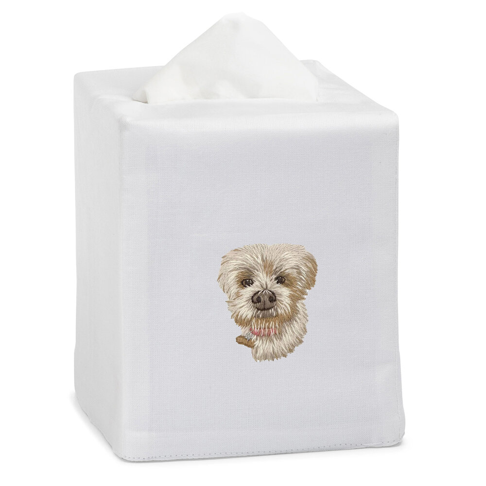 Henry Handwork Shih Tzu Tissue Box Cover - Thumbnail 3