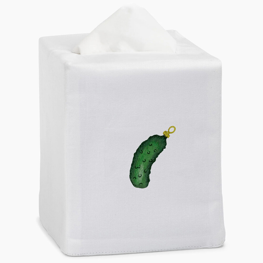 Henry Handwork Pickle Ornament Tissue Box Cover - Thumbnail 3