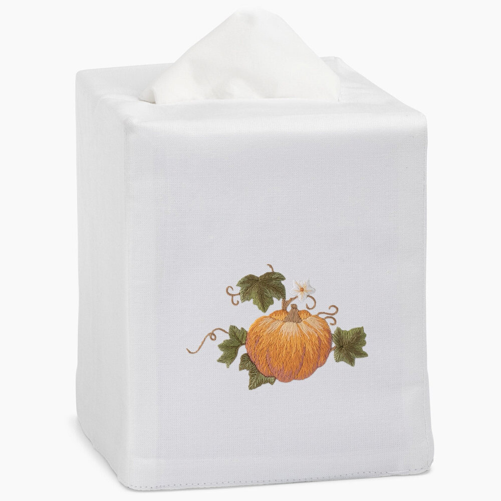 Henry Handwork Pumpkins Tissue Box Cover - Thumbnail 3