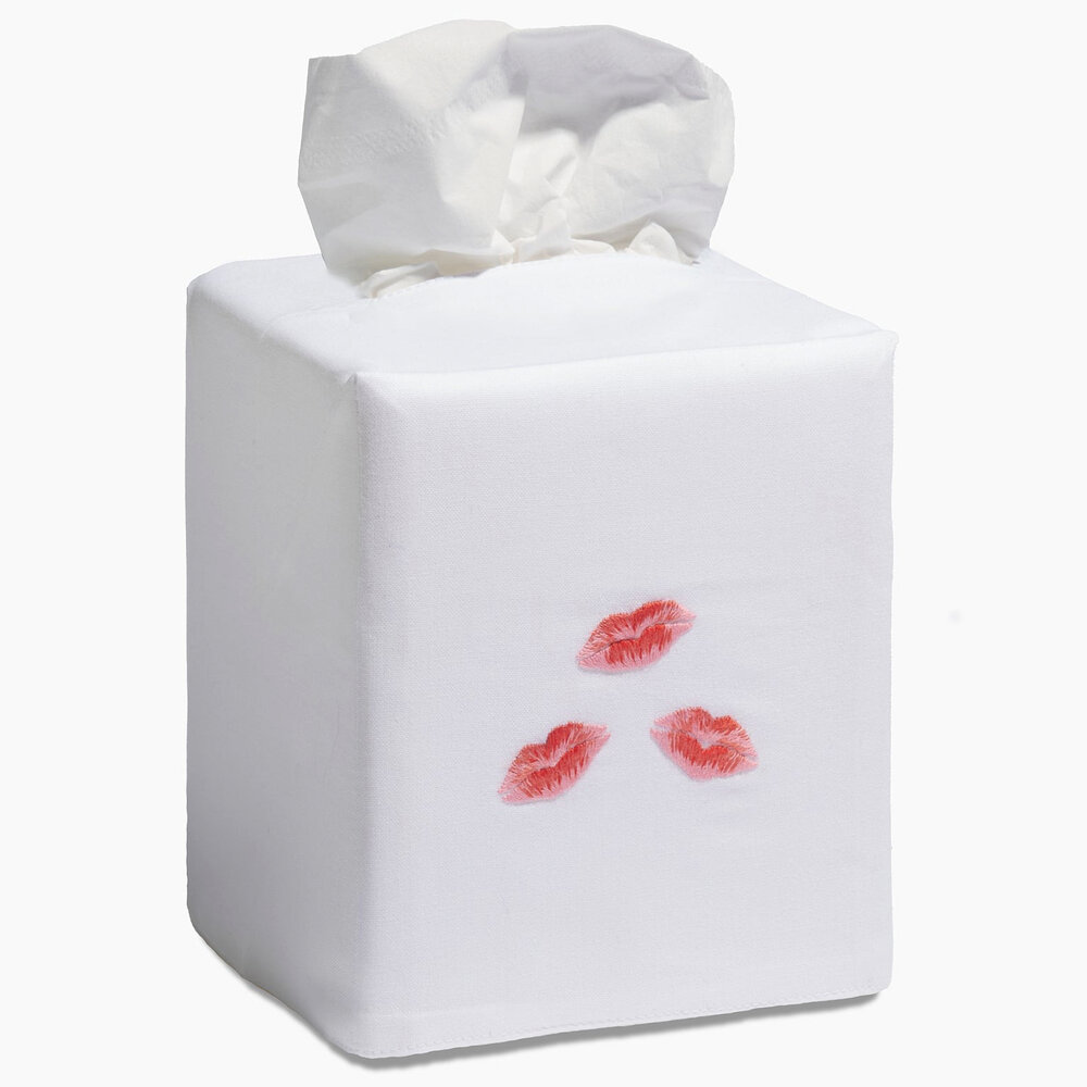 Henry Handwork Triple Kiss Tissue Box Cover - Thumbnail 3