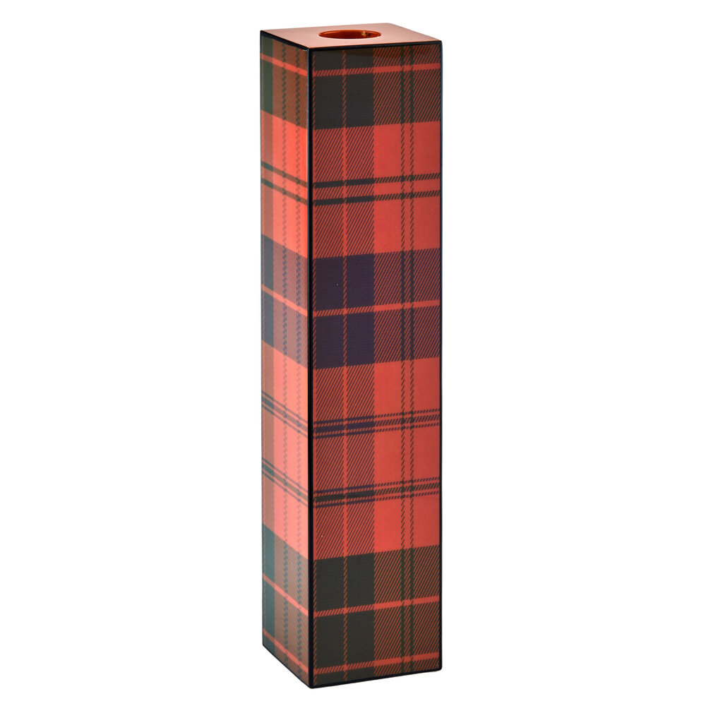 Addison Ross Lacquer Tartan Candlestick - Thumbnail 2