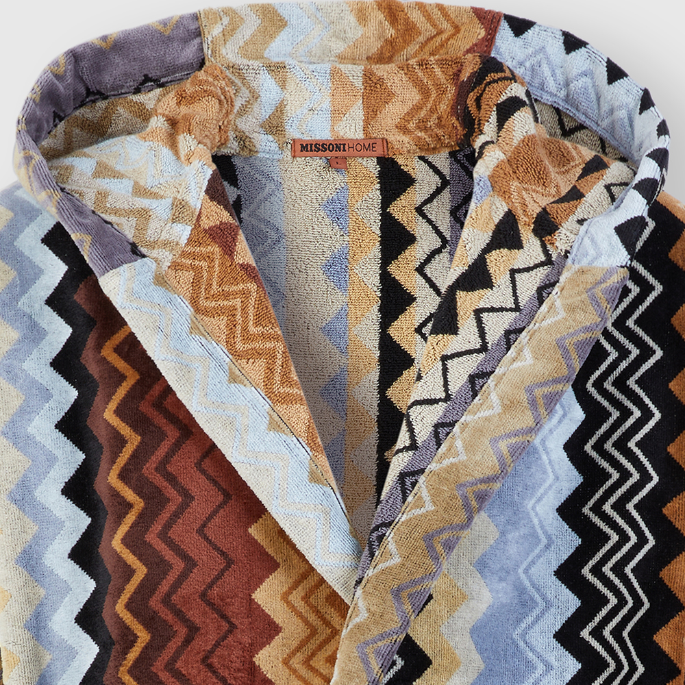 Giacomo Hooded Bathrobe By Missoni Home Hooded Bathrobe M - 160