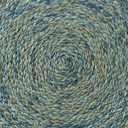 Blue Pheasant Vera Raffia Flower Placemats - Thumbnail 5