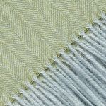 Herringbone Peridot Aqua