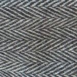 Thin Herringbone Graphite Cashmere