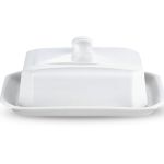 Large European Style Butter Tray - White