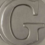 Letter G - Antique Pewter