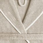 Hooded Bath Robe - Fog