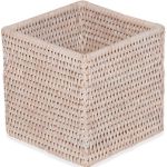 BOD Square Box without Lid - Light Rattan