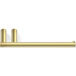 TPH1 Toilet Paper Holder Single - Brass Matte Unvarnished