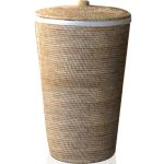 WB Round Laundry Basket - Light Rattan