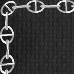 25 Embroidery Piquet/Charcoal