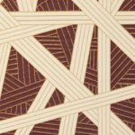 281 - Bordeaux/White