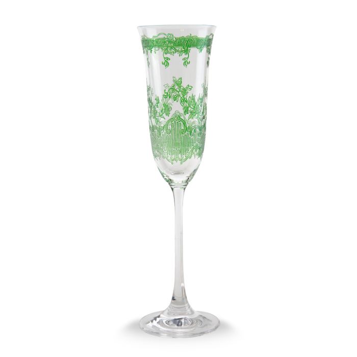 Champagne Flute - Green