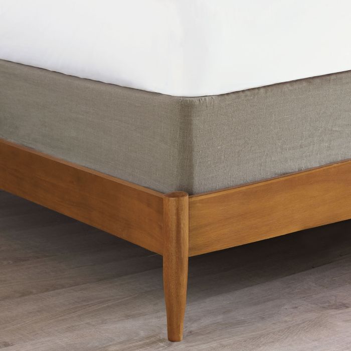 Box Spring Cover - Solid Neutral