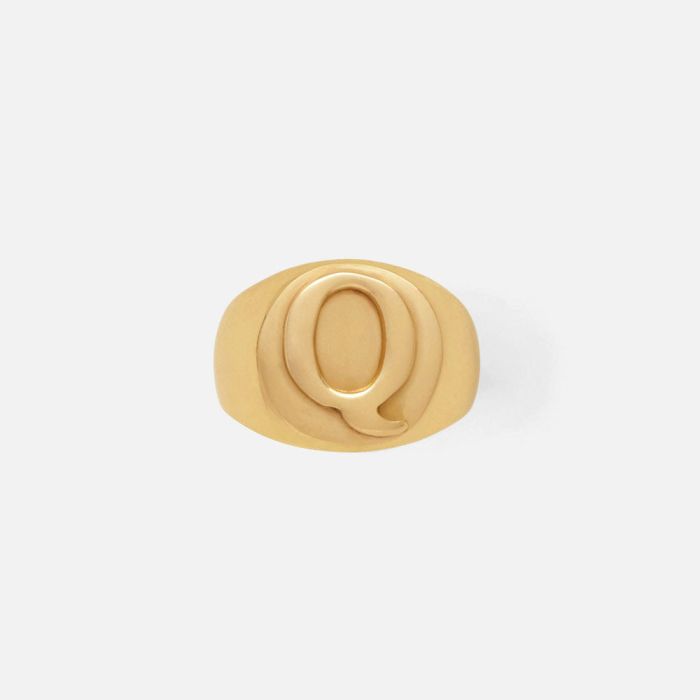 Letter Q - Gold