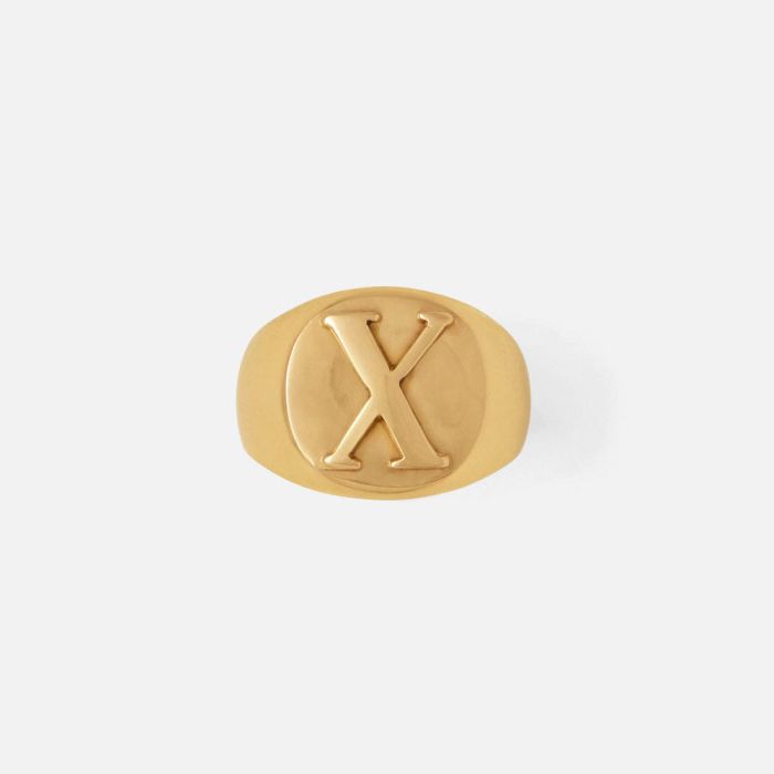 Letter X - Gold