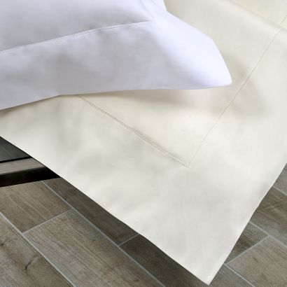 Millennium Sateen Solid Punto Parigi Hem by Dea Linens Pillowcases