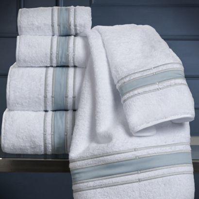 Parallele Embroidery Terry By Dea Linens Bath Mat - Bounded