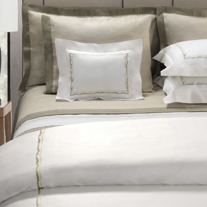 Arno Embroidery By Dea Linens Flat Sheet