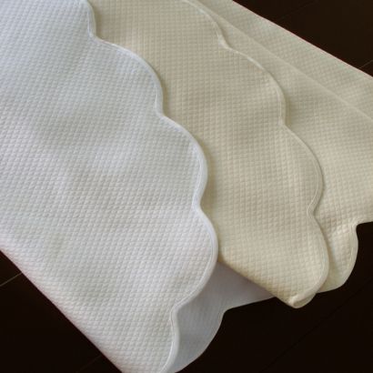 Firenze Piquet Coverlet by Dea Linens Piquet Sham