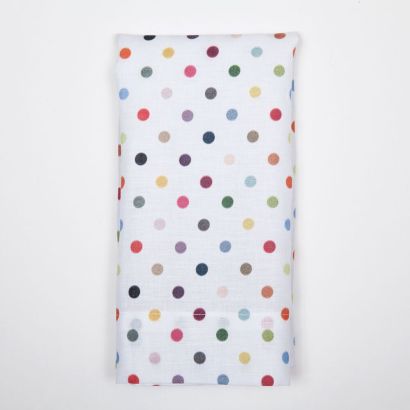 Piccadilly Polka Dot Linen Table By Huddleson Napkin