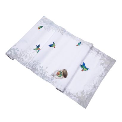 Lovebirds Linen Table By Huddleson Runner