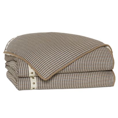 Aiden by Eastern Accents Houndstooth Button-Tufted Comforter