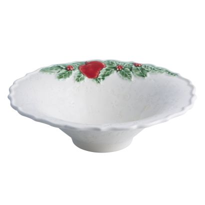Christmas Garland by Bordallo Pinheiro Bowl