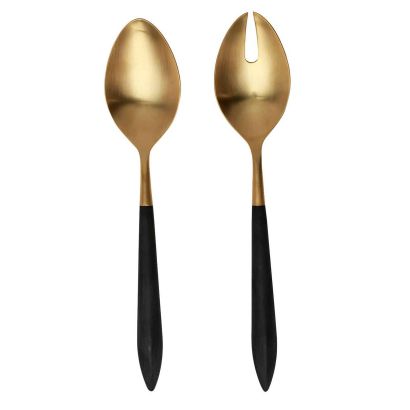 Ares Oro Collection by Vietri Salad Serving Set