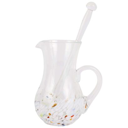Chiara Collection by Vietri Pitcher and Stirrer Set