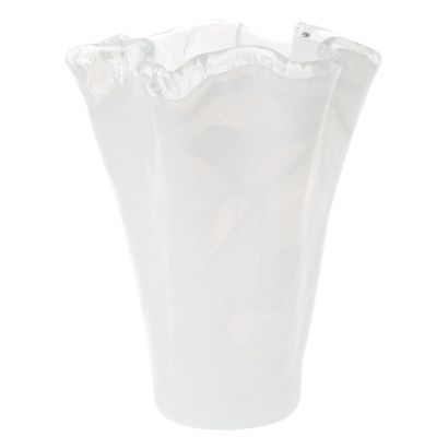 Onda Glass White by Vietri Vase