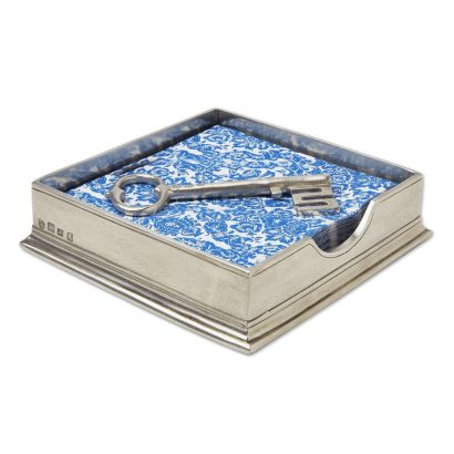 Cocktail Napkin by Match Box with Key
