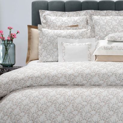 Corolla Print by Dea Linens Fitted Sheet